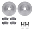 thumbnail image 1 of Dynamic Friction Company Front Brake Rotors with 5000 Advanced Brake Pads includes Hardware 6512-13195, 1 of 3