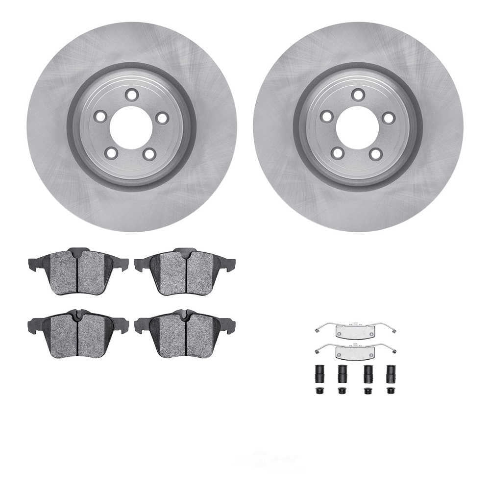 Dynamic Friction Company 6512-20096 DFC Rotors with 5000 Advanced Brake Pads includes Hardware