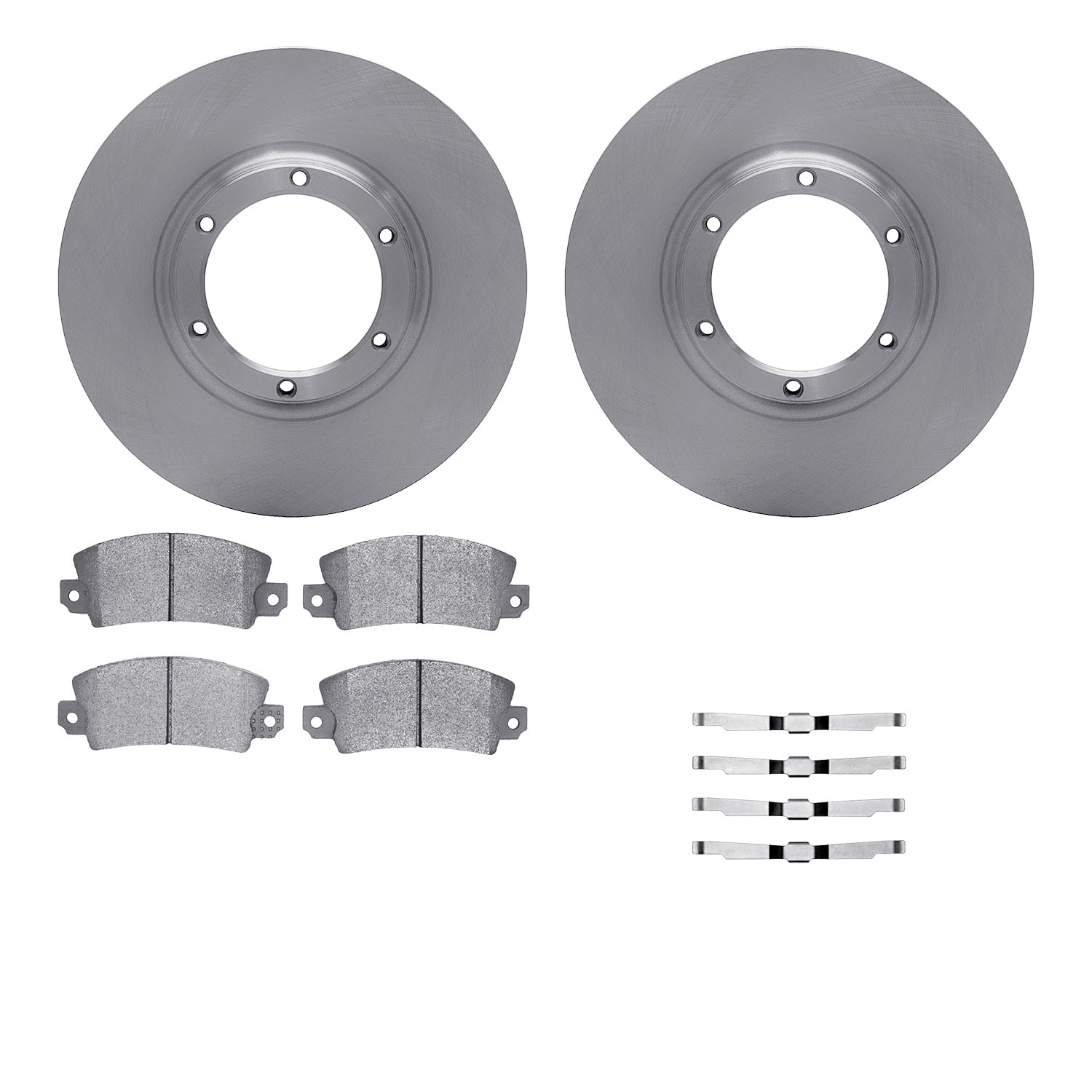 Dynamic Friction Company Front Brake Rotors with 5000 Advanced Brake Pads includes Hardware 6512-23034