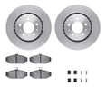 thumbnail image 1 of Dynamic Friction Company Front Brake Rotors with 5000 Advanced Brake Pads includes Hardware 6512-27151, 1 of 3