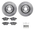 thumbnail image 1 of Dynamic Friction Company Front Brake Rotors with 5000 Advanced Brake Pads includes Hardware 6512-27285, 1 of 3