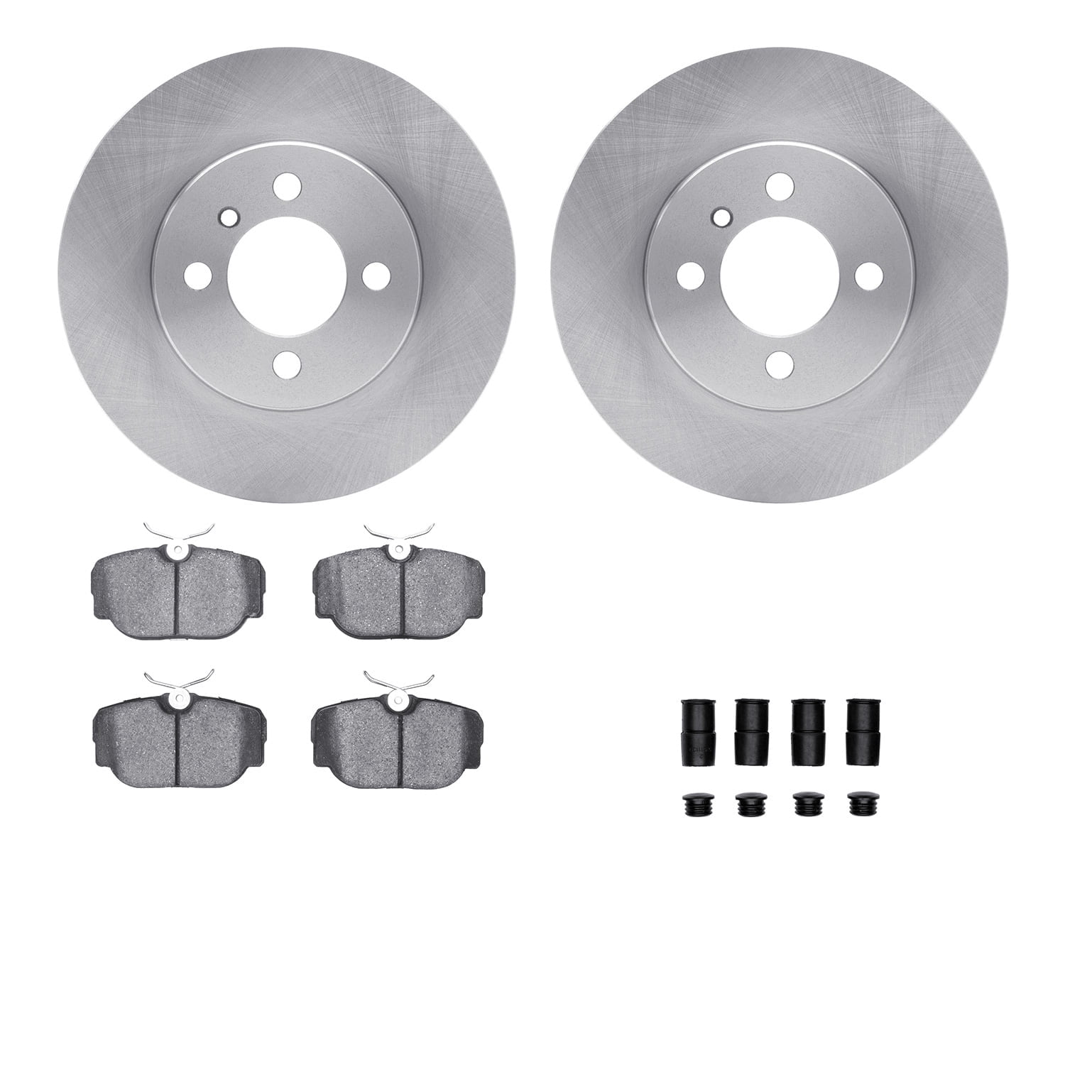 Dynamic Friction Company Front Brake Rotors with 5000 Advanced Brake Pads includes Hardware 6512-31194