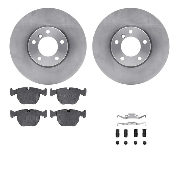 Dynamic Friction Company Front Brake Rotors with 5000 Advanced Brake Pads includes Hardware 6512-31334