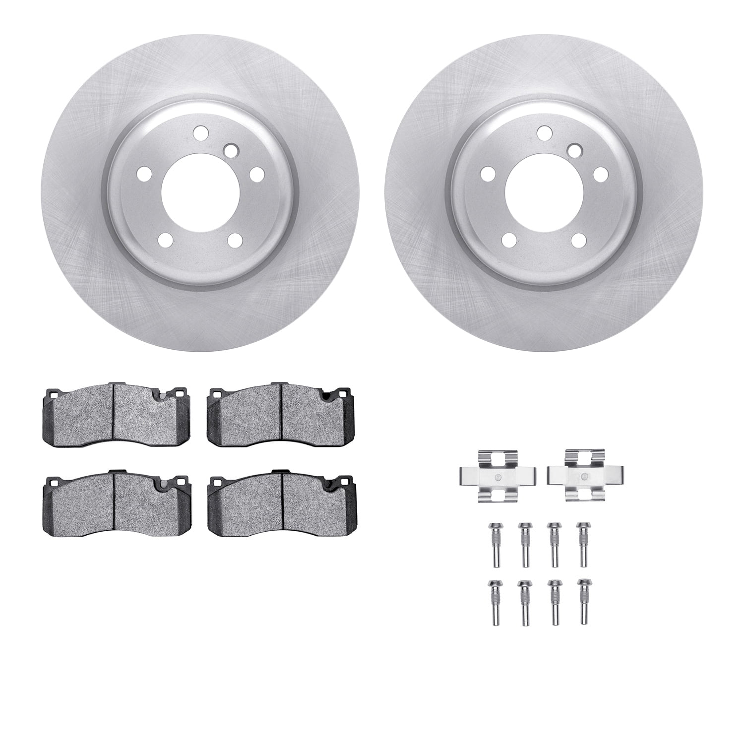 Dynamic Friction Company Front Brake Rotors with 5000 Advanced Brake Pads includes Hardware 6512-31455