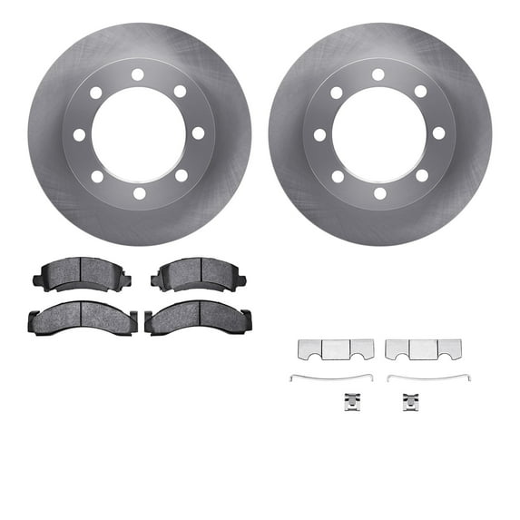 Dynamic Friction Company Front Brake Rotors with 5000 Advanced Brake Pads includes Hardware 6512-40289