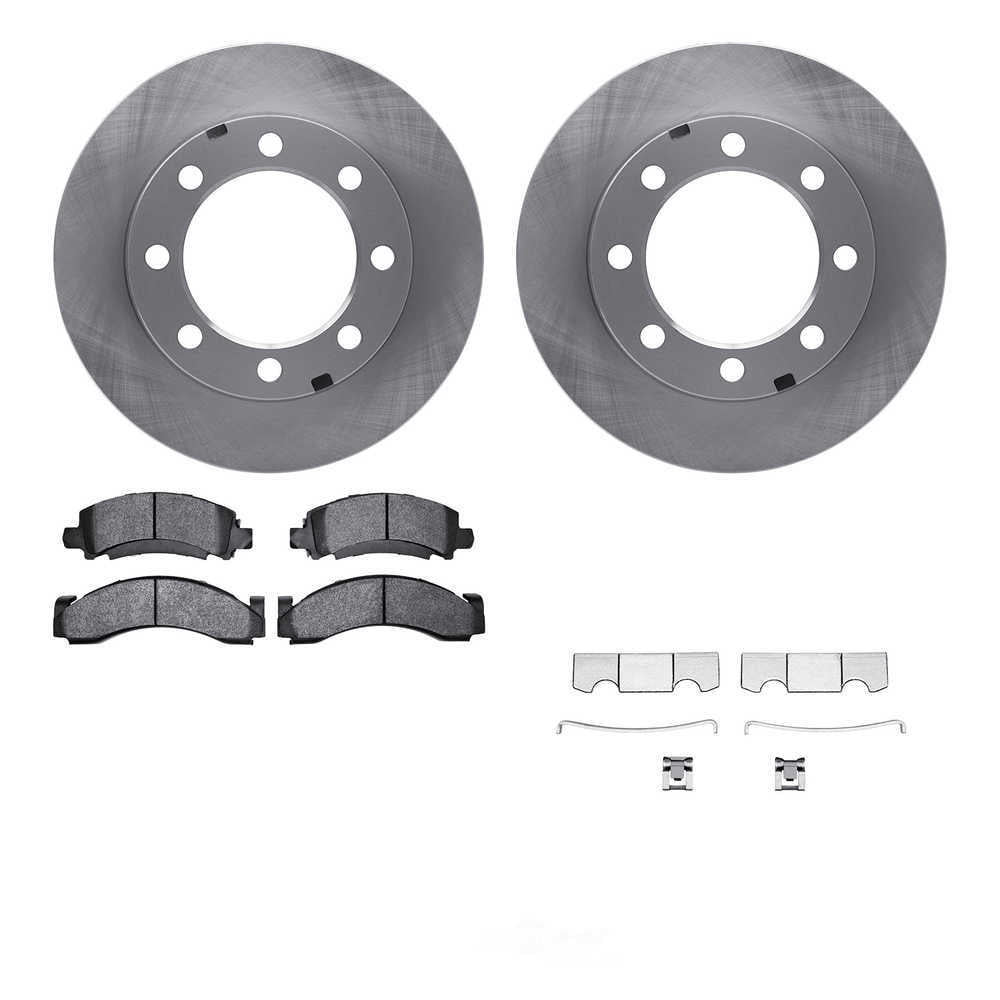 Dynamic Friction Company 6512-40303 DFC Rotors with 5000 Advanced Brake Pads includes Hardware