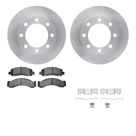 Dynamic Friction Company Front Brake Rotors with 5000 Advanced Brake Pads includes Hardware 6512-40343