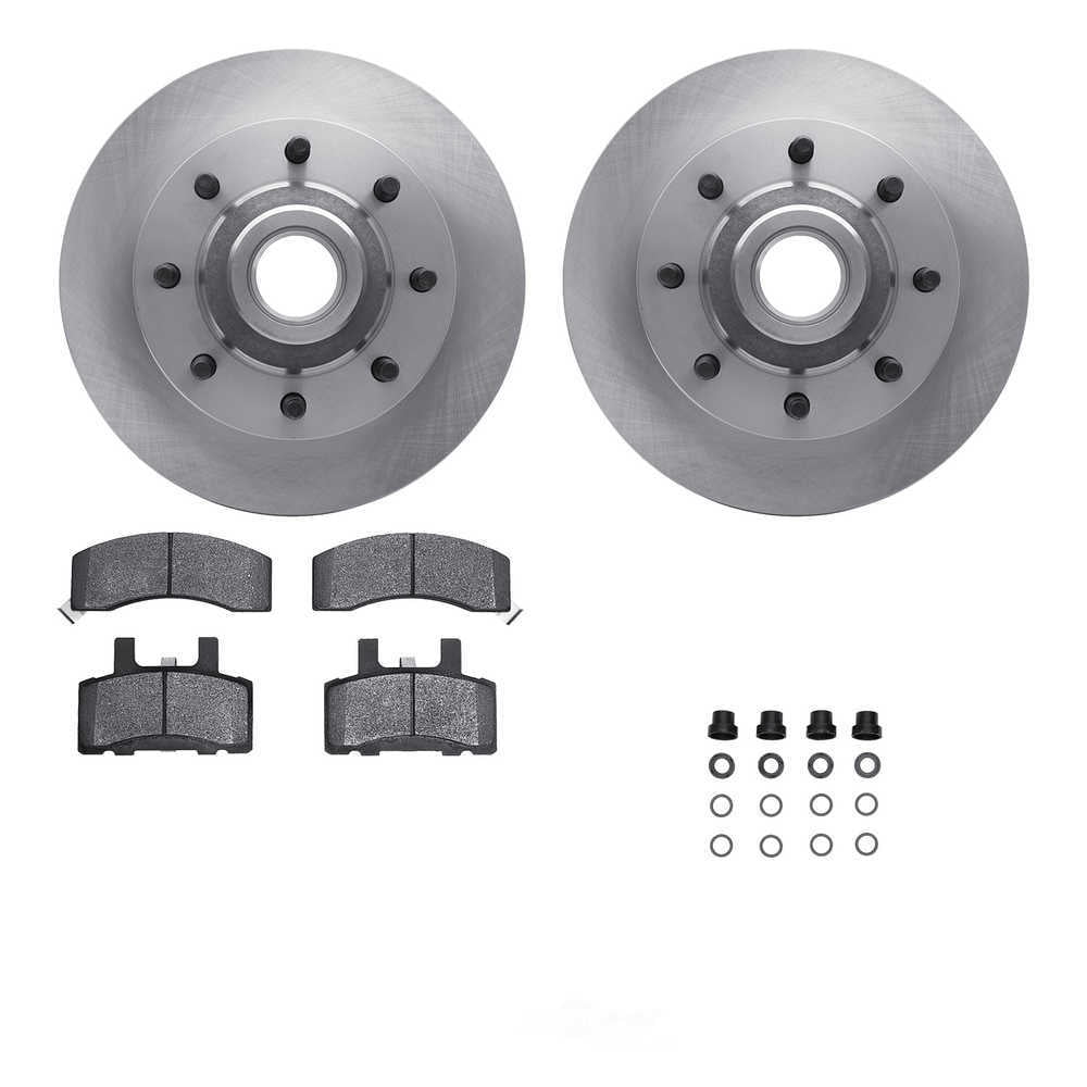 Dynamic Friction Company 6512-40372 DFC Rotors with 5000 Advanced Brake Pads includes Hardware