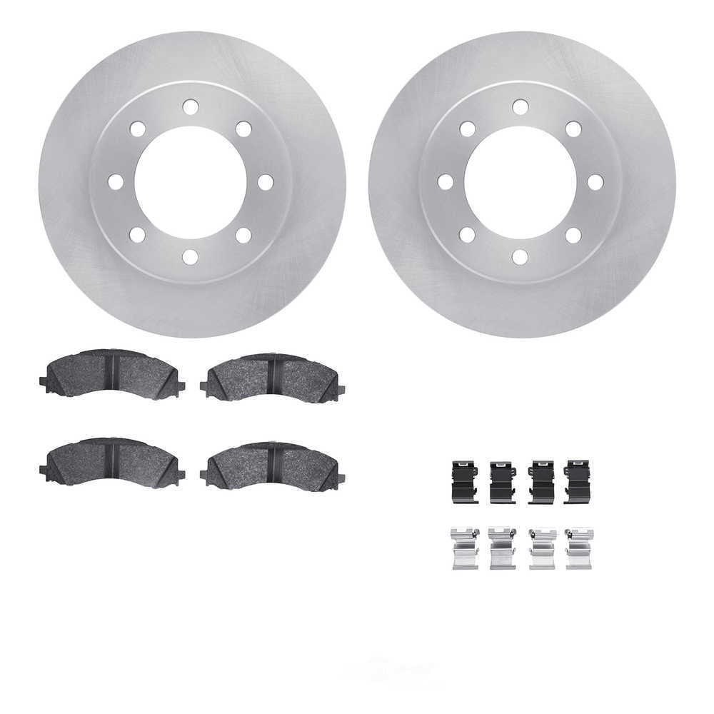 Dynamic Friction Company 6512-40487 DFC Rotors with 5000 Advanced Brake Pads includes Hardware