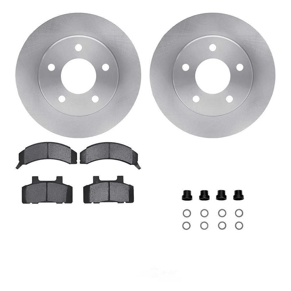 Dynamic Friction Company 6512-45055 DFC Rotors with 5000 Advanced Brake Pads includes Hardware