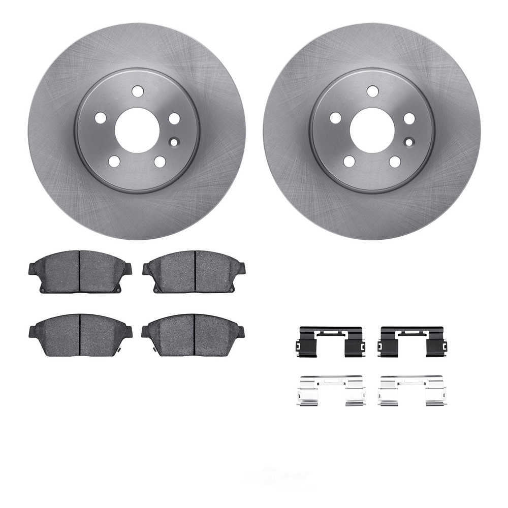 Dynamic Friction Company 6512-45157 DFC Rotors with 5000 Advanced Brake Pads includes Hardware
