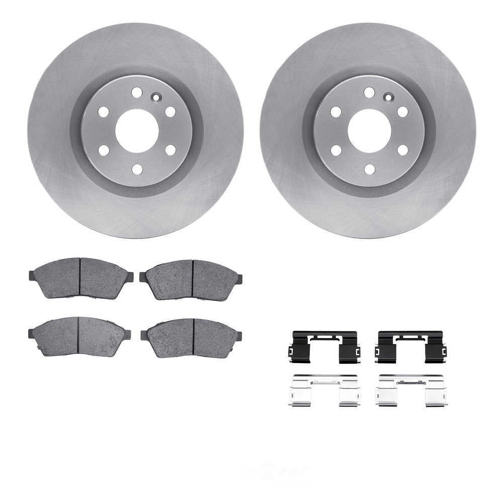 Dynamic Friction Company 6512-46329 DFC Rotors with 5000 Advanced Brake Pads includes Hardware
