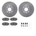 thumbnail image 1 of Dynamic Friction Company Front Brake Rotors with 5000 Advanced Brake Pads includes Hardware 6512-50001, 1 of 3