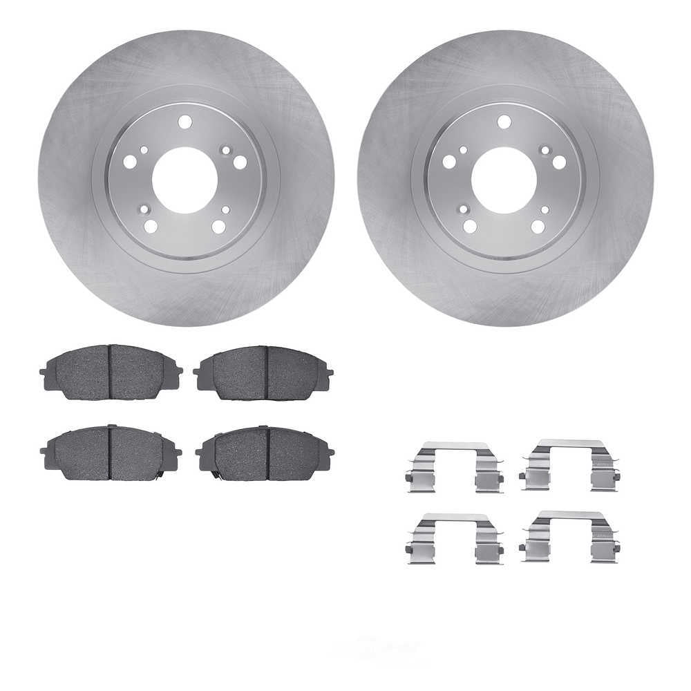 Dynamic Friction Company 6512-59375 DFC Rotors with 5000 Advanced Brake Pads includes Hardware