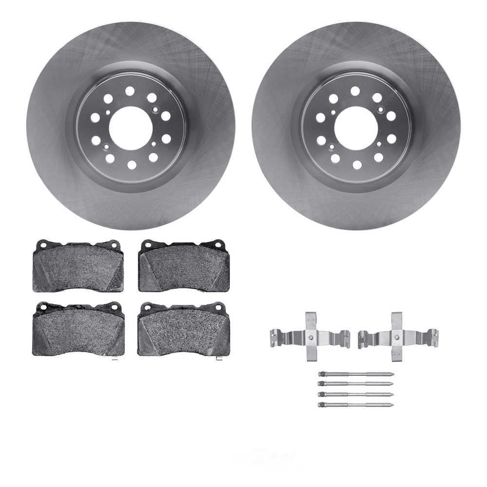Dynamic Friction Company 6512-59494 DFC Rotors with 5000 Advanced Brake Pads includes Hardware
