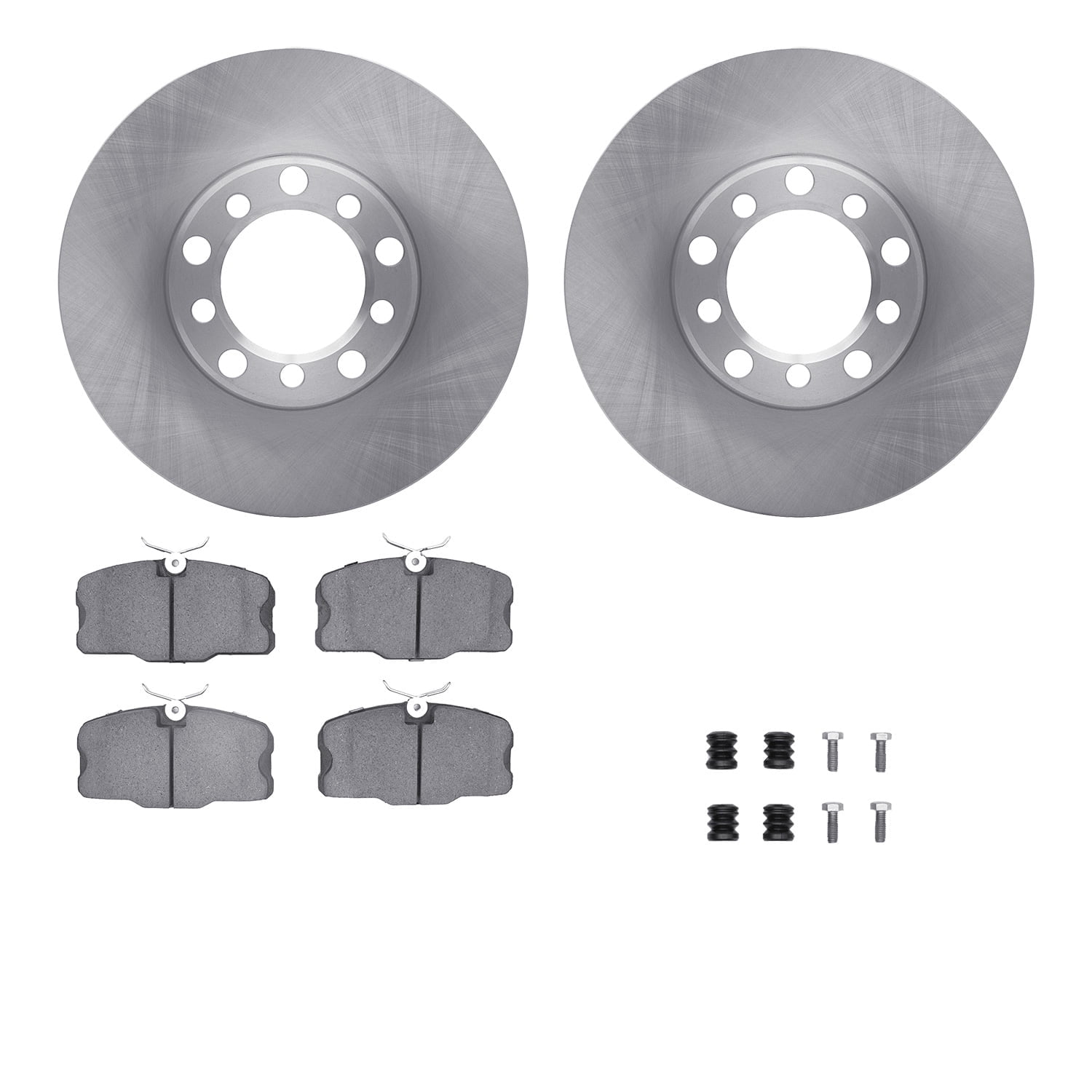 Dynamic Friction Company Front Brake Rotors with 5000 Advanced Brake Pads includes Hardware 6512-63181