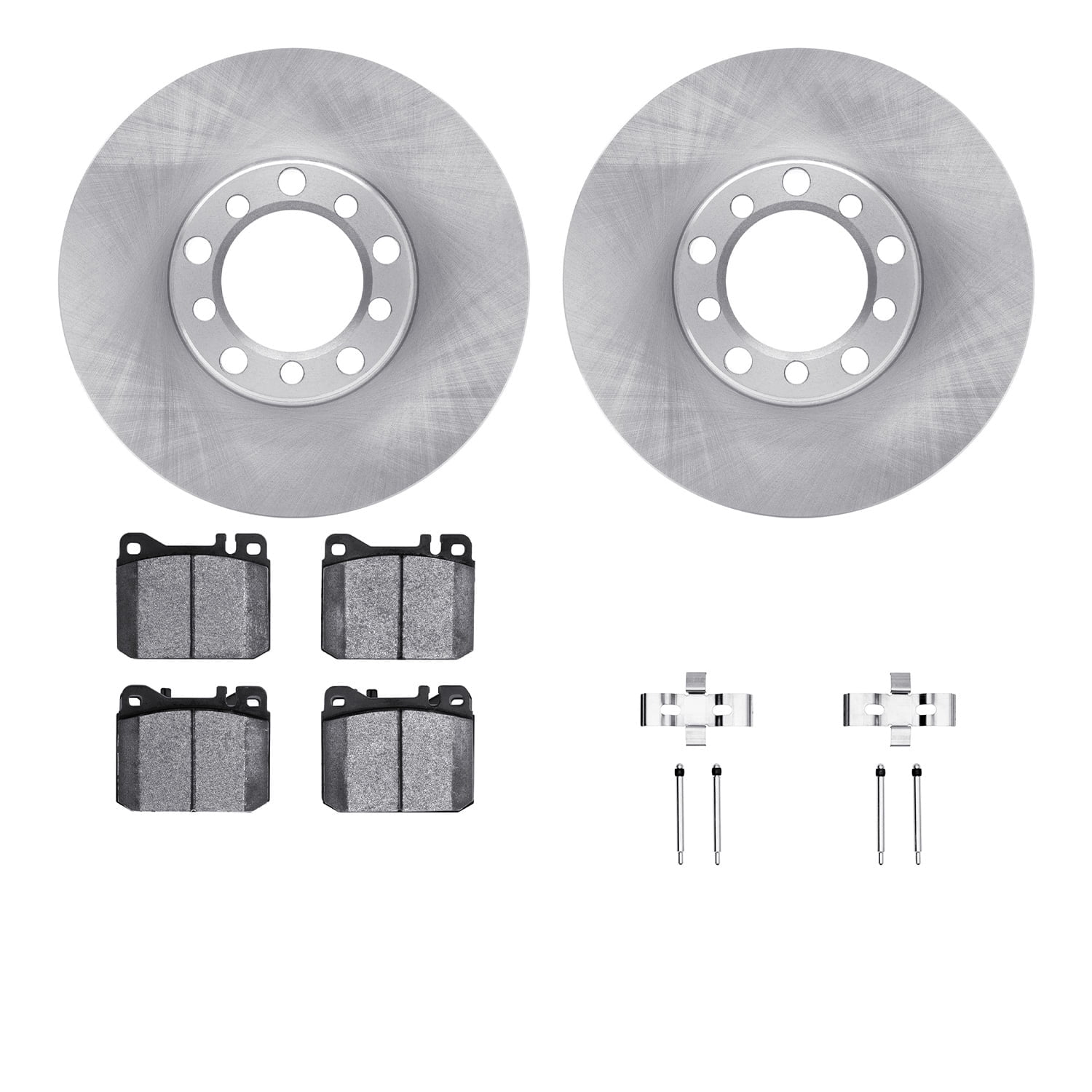 Dynamic Friction Company Front Brake Rotors with 5000 Advanced Brake Pads includes Hardware 6512-63184