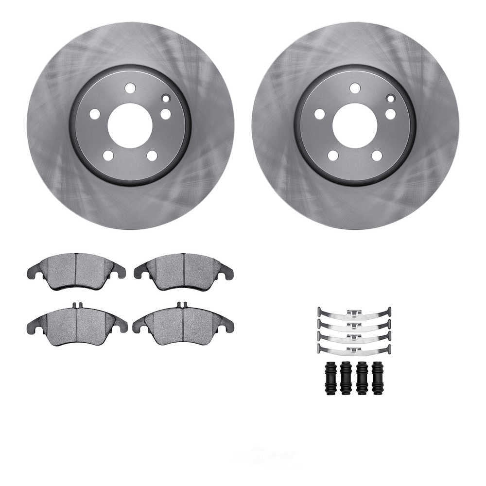 Dynamic Friction Company 6512-63428 DFC Rotors with 5000 Advanced Brake Pads includes Hardware