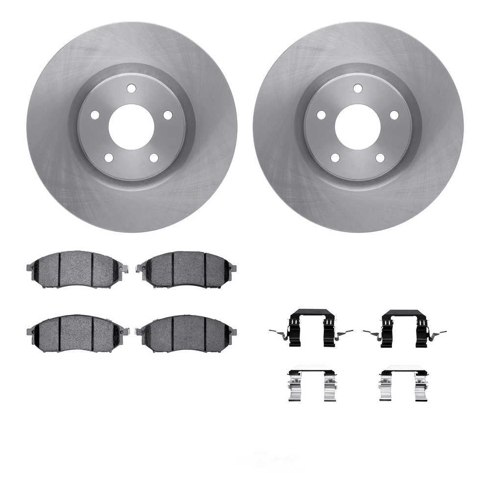 Dynamic Friction Company 6512-67401 DFC Rotors with 5000 Advanced Brake Pads includes Hardware