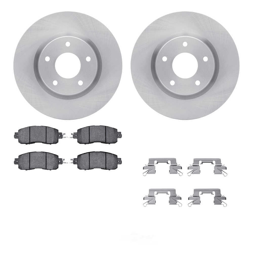 Dynamic Friction Company 6512-67423 DFC Rotors with 5000 Advanced Brake Pads includes Hardware