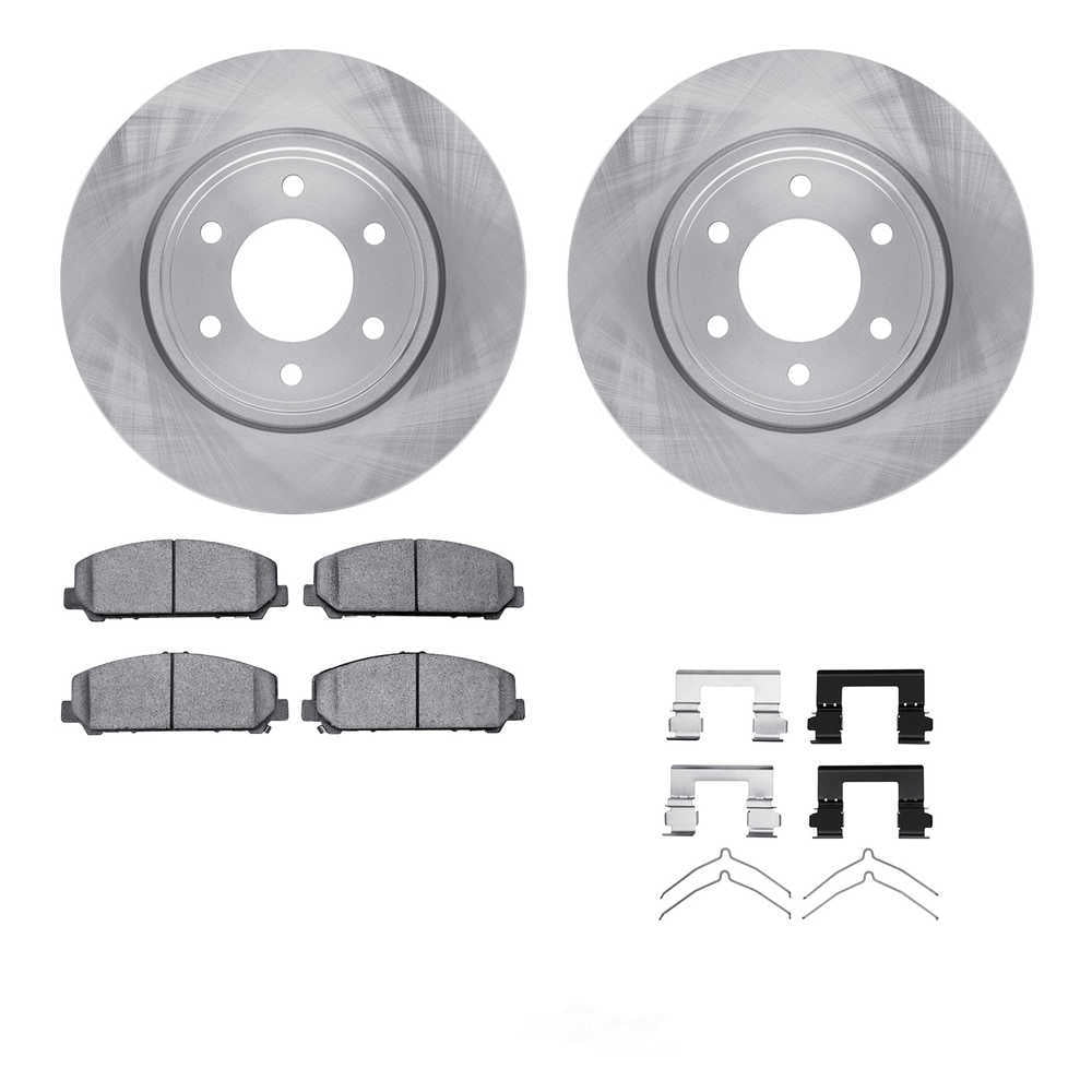 Dynamic Friction Company 6512-68077 DFC Rotors with 5000 Advanced Brake Pads includes Hardware