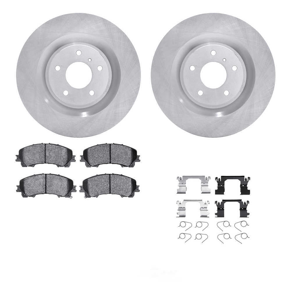 Dynamic Friction Company 6512-68083 DFC Rotors with 5000 Advanced Brake Pads includes Hardware