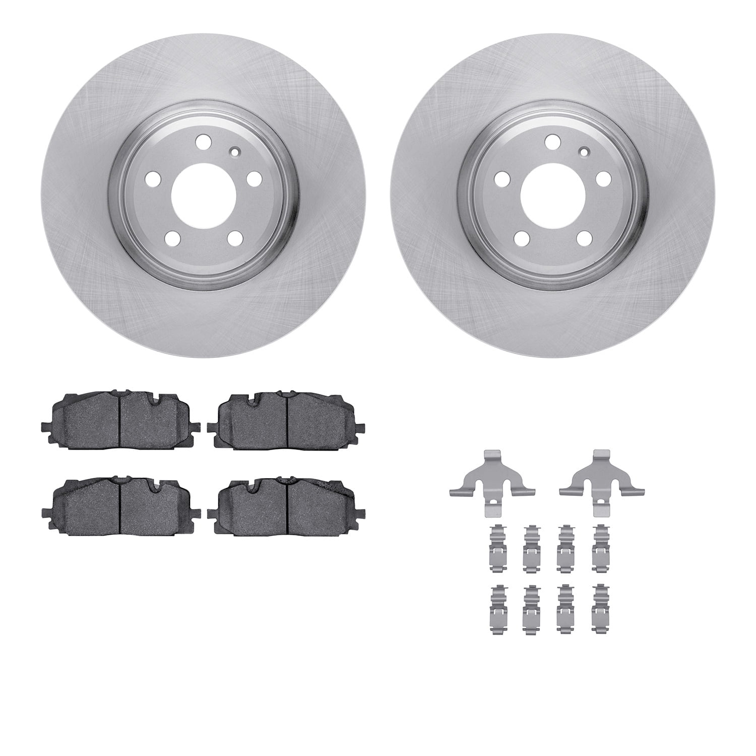 Dynamic Friction Company Front Brake Rotors with 5000 Advanced Brake Pads includes Hardware 6512-73453