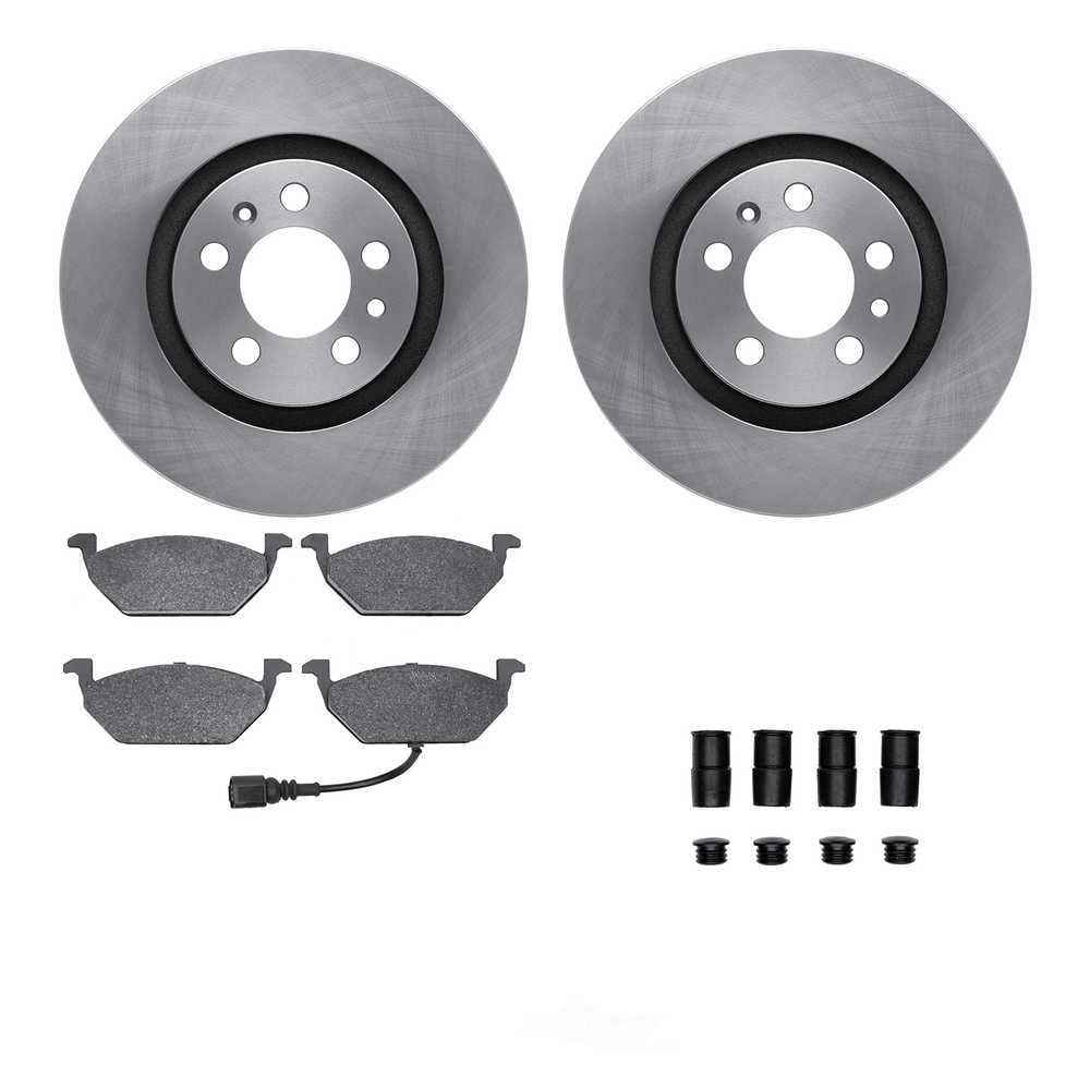 Dynamic Friction Company 6512-74209 DFC Rotors with 5000 Advanced Brake Pads includes Hardware