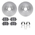 thumbnail image 1 of Dynamic Friction Company Front Brake Rotors with 5000 Advanced Brake Pads includes Hardware 6512-76341, 1 of 3