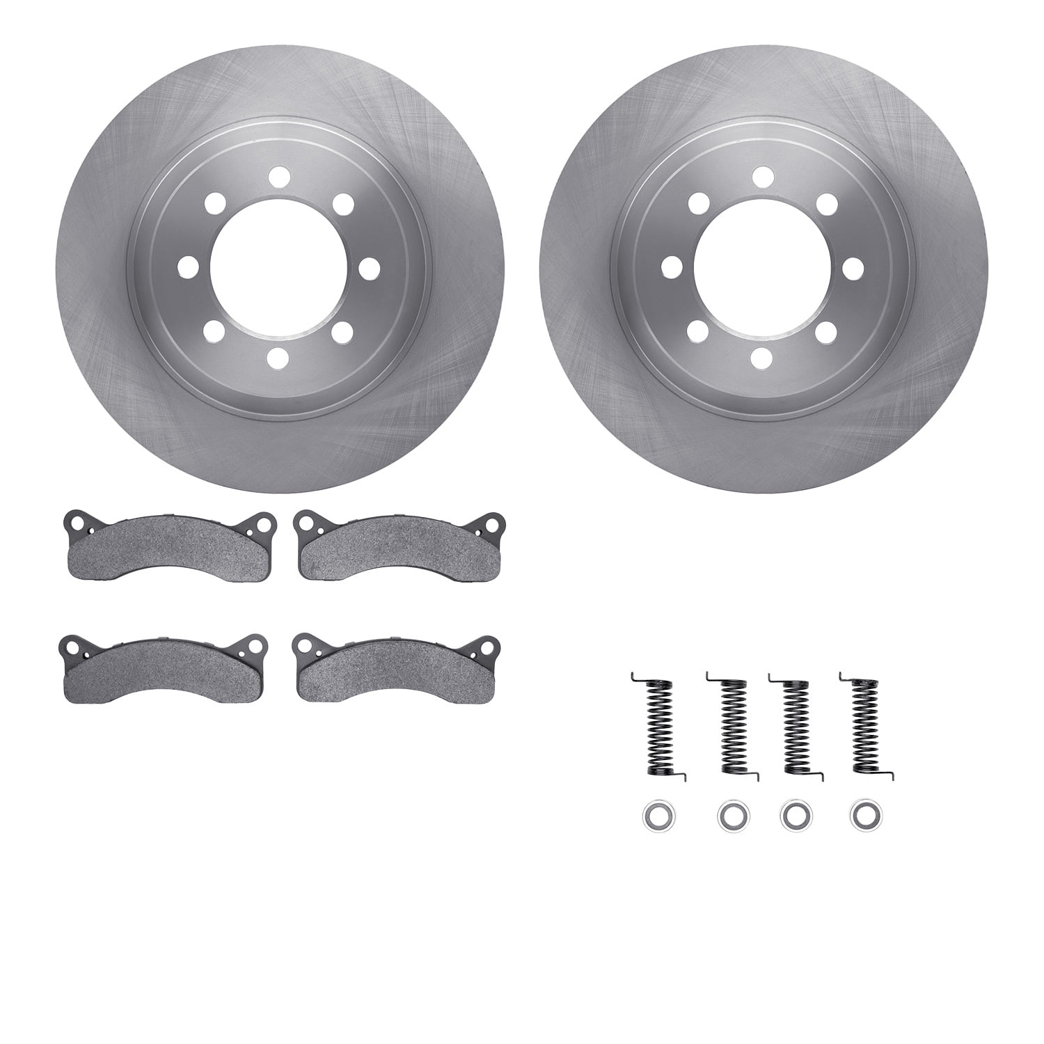Dynamic Friction Company Front Brake Rotors with 5000 Advanced Brake Pads includes Hardware 6512-99010