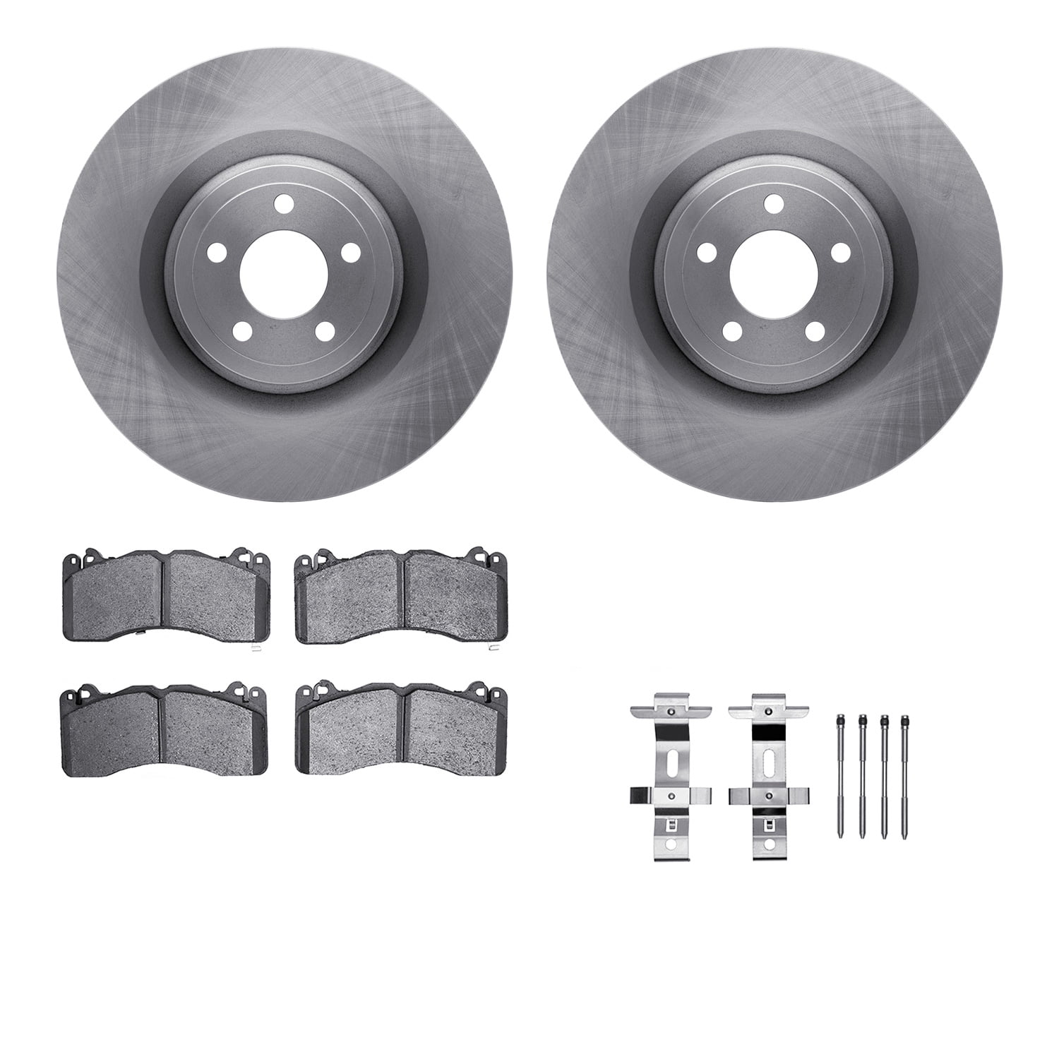 Dynamic Friction Company Front Brake Rotors with 5000 Advanced Brake Pads includes Hardware 6512-99169