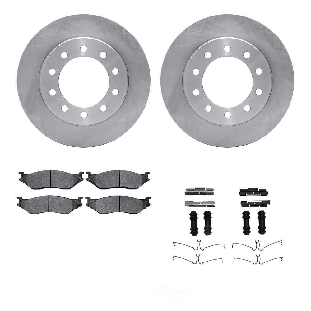 Dynamic Friction Company 6512-99594 DFC Rotors with 5000 Advanced Brake Pads includes Hardware