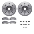 thumbnail image 1 of Dynamic Friction Company Front Brake Rotors with 5000 Advanced Brake Pads includes Hardware 6512-99621, 1 of 3
