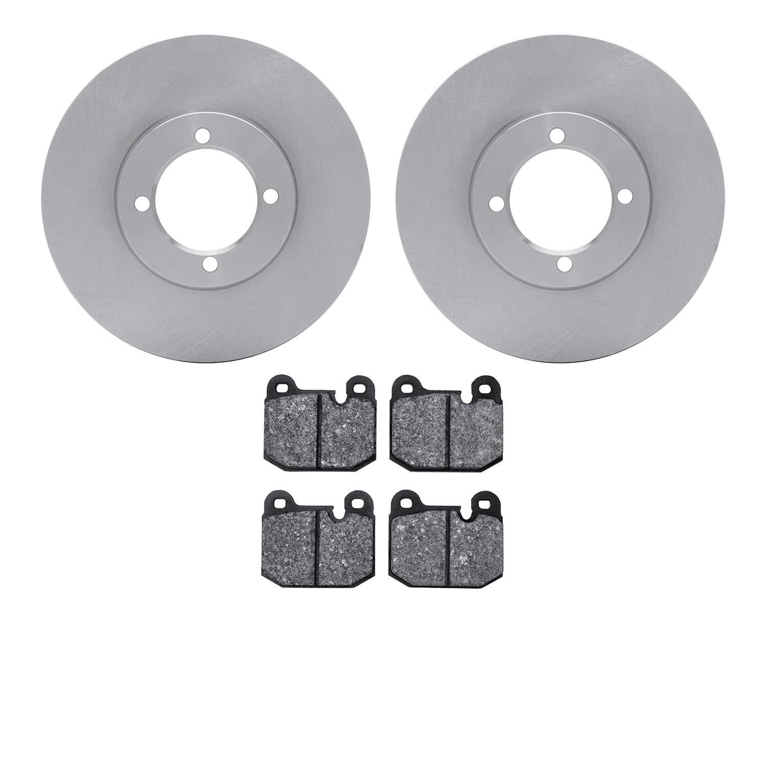 Dynamic Friction Company Front Brake Rotors with 5000 Euro Ceramic Brake Pads 6602-22022