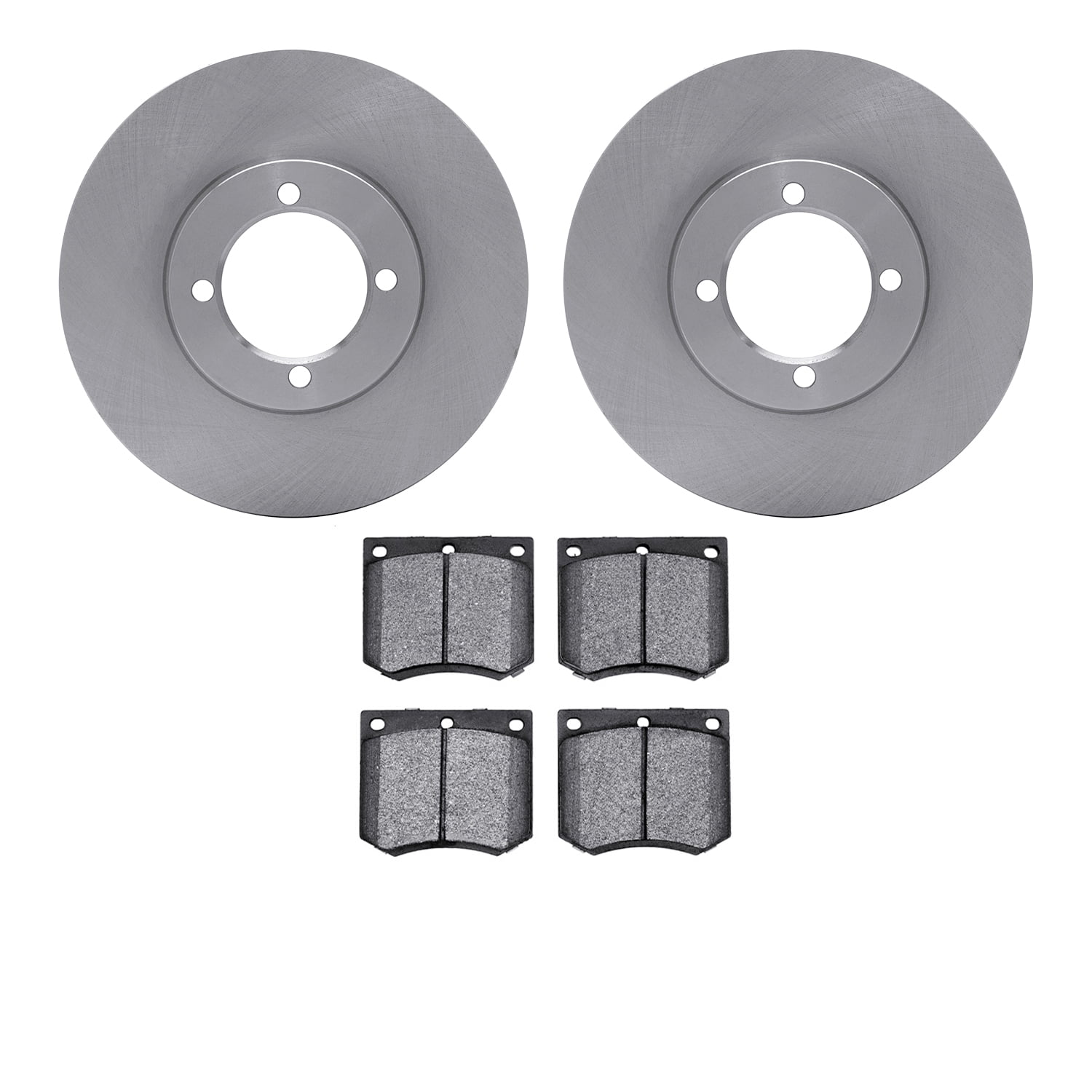 Dynamic Friction Company Front Brake Rotors with 5000 Euro Ceramic Brake Pads 6602-22023