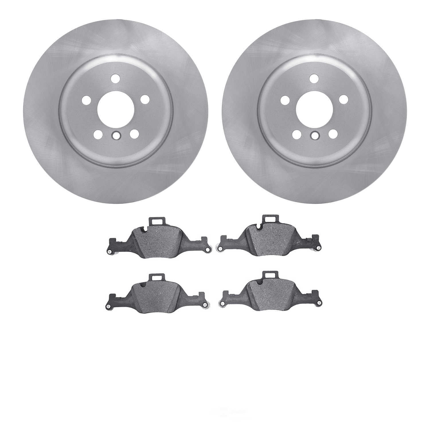 Dynamic Friction Company 6602-31496 DFC Rotors with EURO 5000 Ceramic Brake Pads