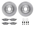 thumbnail image 1 of Dynamic Friction Company Front Brake Rotors with 5000 Euro Ceramic Brake Pads includes Hardware 6612-07007, 1 of 3