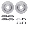 thumbnail image 1 of Dynamic Friction Company Front Brake Rotors with 5000 Euro Ceramic Brake Pads includes Hardware 6612-11039, 1 of 3