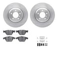 thumbnail image 1 of Dynamic Friction Company Front Brake Rotors with 5000 Euro Ceramic Brake Pads includes Hardware 6612-31239, 1 of 3
