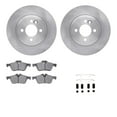 thumbnail image 1 of Dynamic Friction Company Front Brake Rotors with 5000 Euro Ceramic Brake Pads includes Hardware 6612-32001, 1 of 3