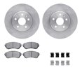 thumbnail image 1 of Dynamic Friction Company Front Brake Rotors with 5000 Euro Ceramic Brake Pads includes Hardware 6612-46051, 1 of 3