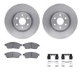 thumbnail image 1 of Dynamic Friction Company Front Brake Rotors with 5000 Euro Ceramic Brake Pads includes Hardware 6612-46121, 1 of 3