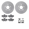 thumbnail image 1 of Dynamic Friction Company Front Brake Rotors with 5000 Euro Ceramic Brake Pads includes Hardware 6612-54011, 1 of 3
