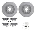 thumbnail image 1 of Dynamic Friction Company Front Brake Rotors with 5000 Euro Ceramic Brake Pads includes Hardware 6612-73132, 1 of 3