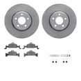thumbnail image 1 of Dynamic Friction Company Front Brake Rotors with 5000 Euro Ceramic Brake Pads includes Hardware 6612-73294, 1 of 3