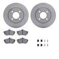 thumbnail image 1 of Dynamic Friction Company Front Brake Rotors with 5000 Euro Ceramic Brake Pads includes Hardware 6612-74061, 1 of 3
