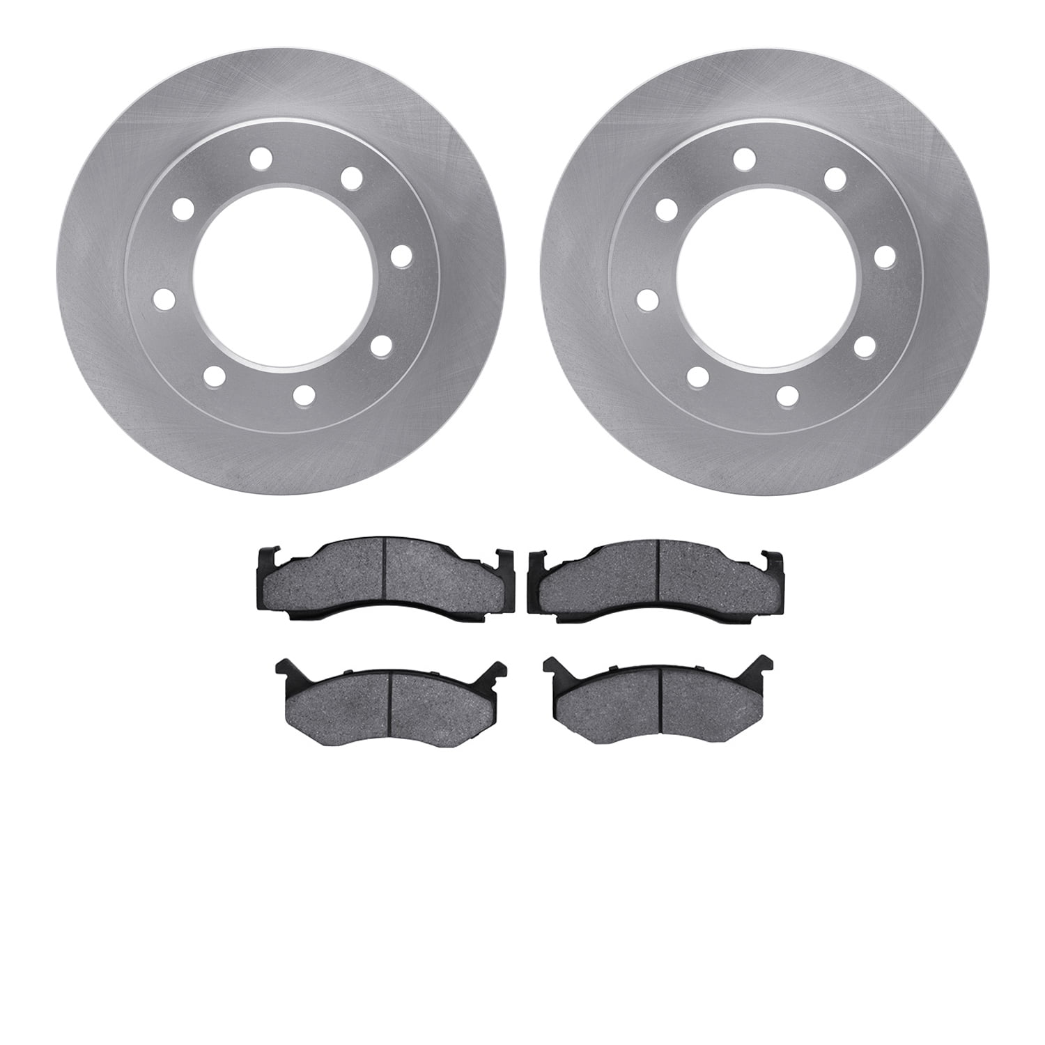 Dynamic Friction Company Front Brake Rotors with Heavy Duty Brake Pads 6202-40318