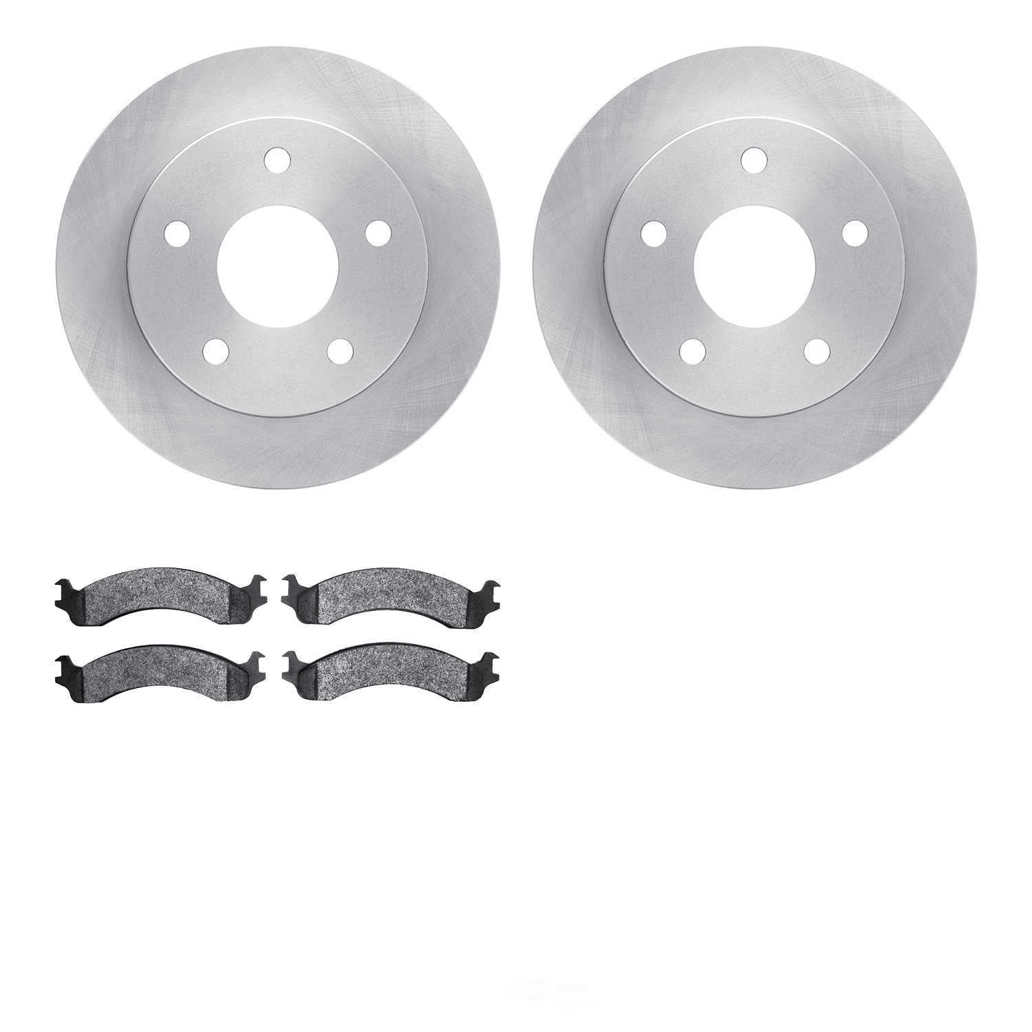 Dynamic Friction Company 6202-40415 DFC Rotors with Heavy Duty Brake Pads
