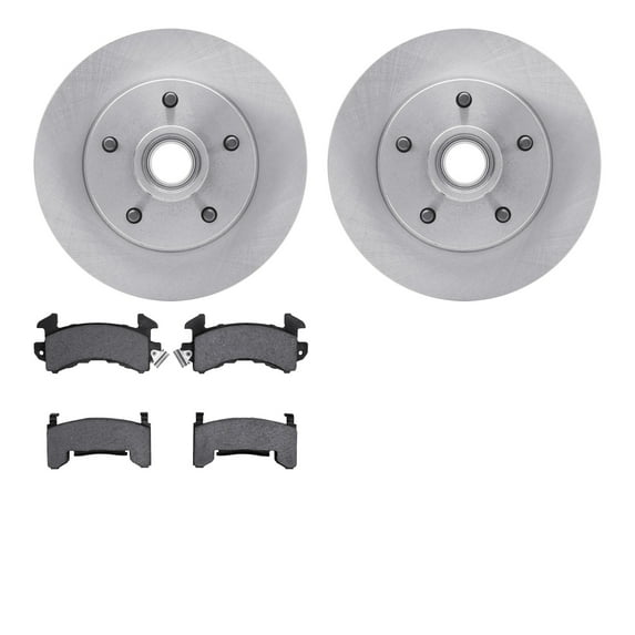 Dynamic Friction Company Front Brake Rotors with Heavy Duty Brake Pads 6202-47130