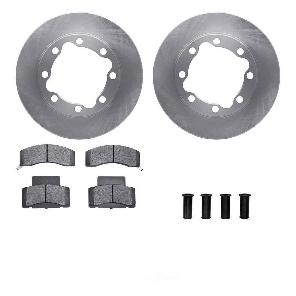 Dynamic Friction Company 6212-40306 DFC Rotors with Heavy Duty Brake Pads includes Hardware